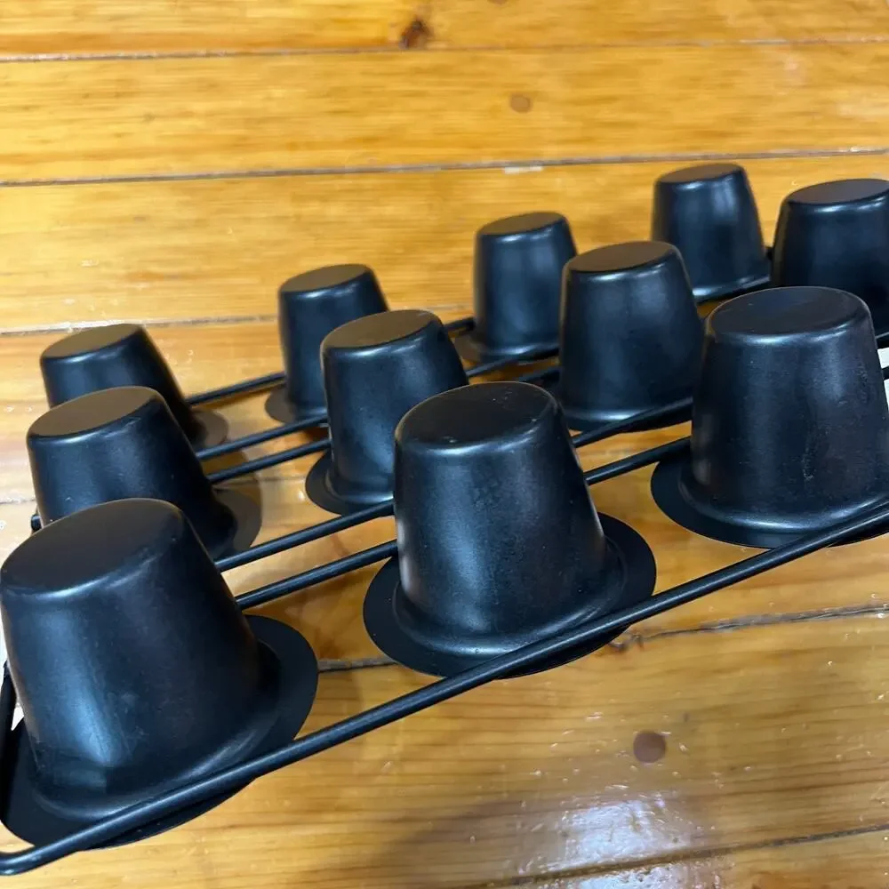Mini Popover Muffin Cupcake Pan 12-Cup Nonstick Yorkshire Pudding